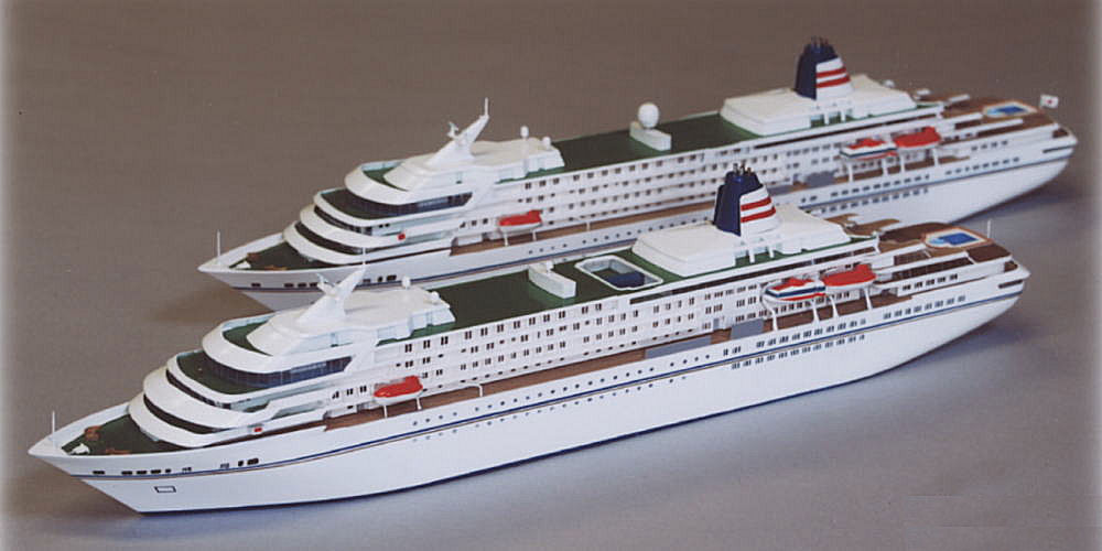 飛鳥Ⅰ（郵船クルーズ） 600分の1